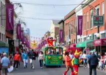 blocos de rua e festas animadas