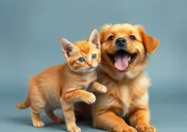 Gatinho Harv e Cadela Sol