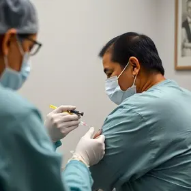 campanha de vacinação contra a gripe