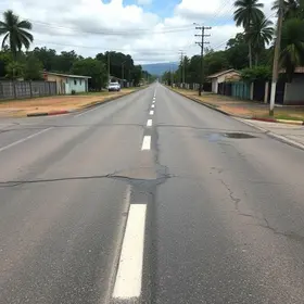 más condições de estrada municipal