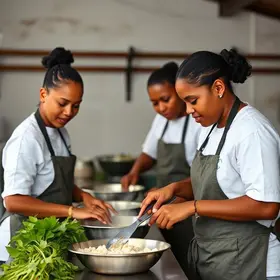 programa gratuito de formação em hotelaria e gastronomia