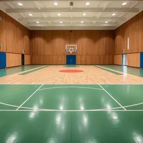 quadra poliesportiva da EMEF Waldomiro Calmazini
