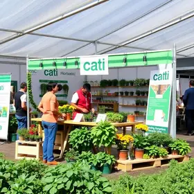 Estande da CATI na Hortitec