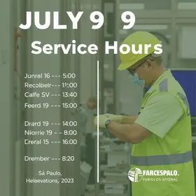 funcionamento dos serviços de SP