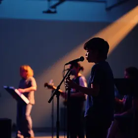 Alunos do Núcleo de Música